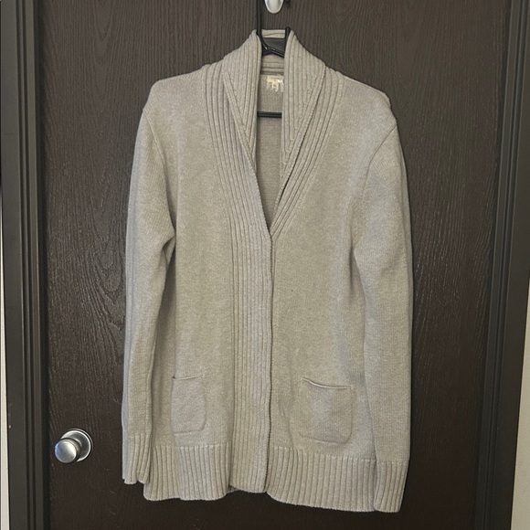 J.Crew Sweaters - J. Crew Factory Women's Lt. Gray Shawl Collar Chunky Long Cardigan Sweater..XL